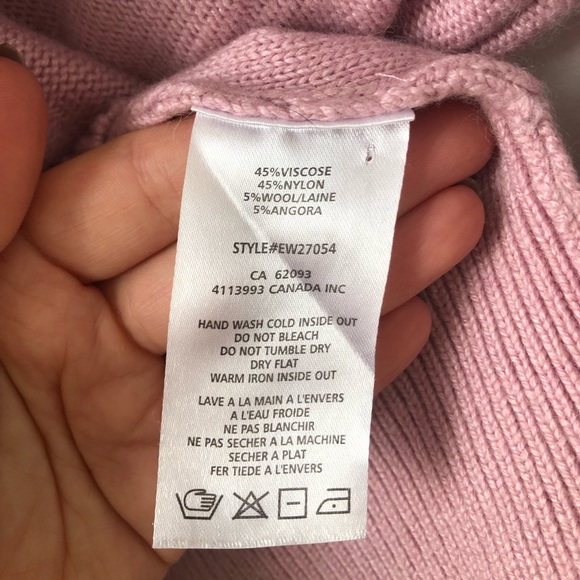 Super Soft Lilac Sweater Wool Blend - Picture 7 of 7